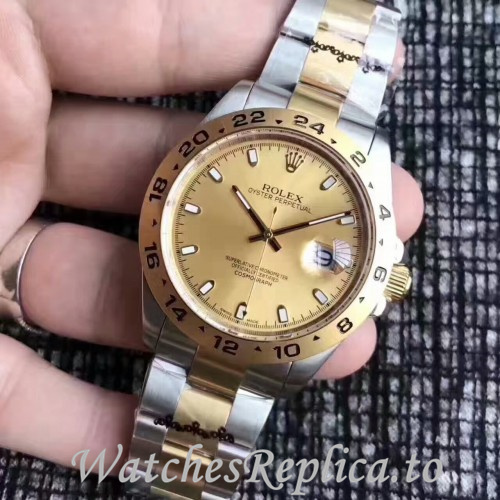 Swiss Rolex Explorer Replica Stainless steel strap 42MM - WatchesReplica.is