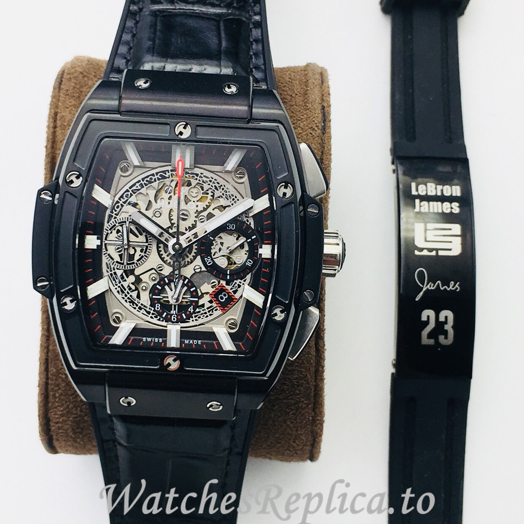 Hublot Replica SPIRIT OF BIG BANG Leather strap 42MM - WatchesReplica.is