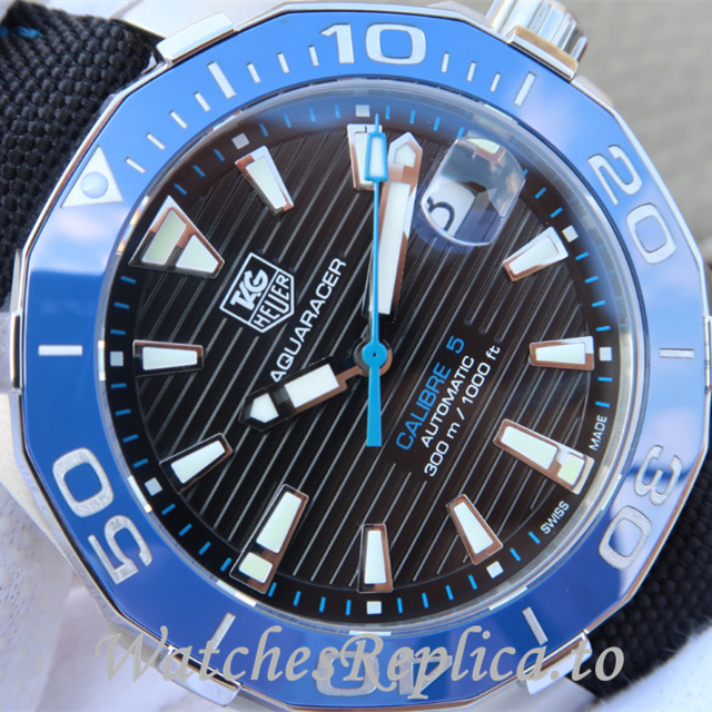 Tag Heuer Replica Aquaracer Canvas strap 43MM - WatchesReplica.is