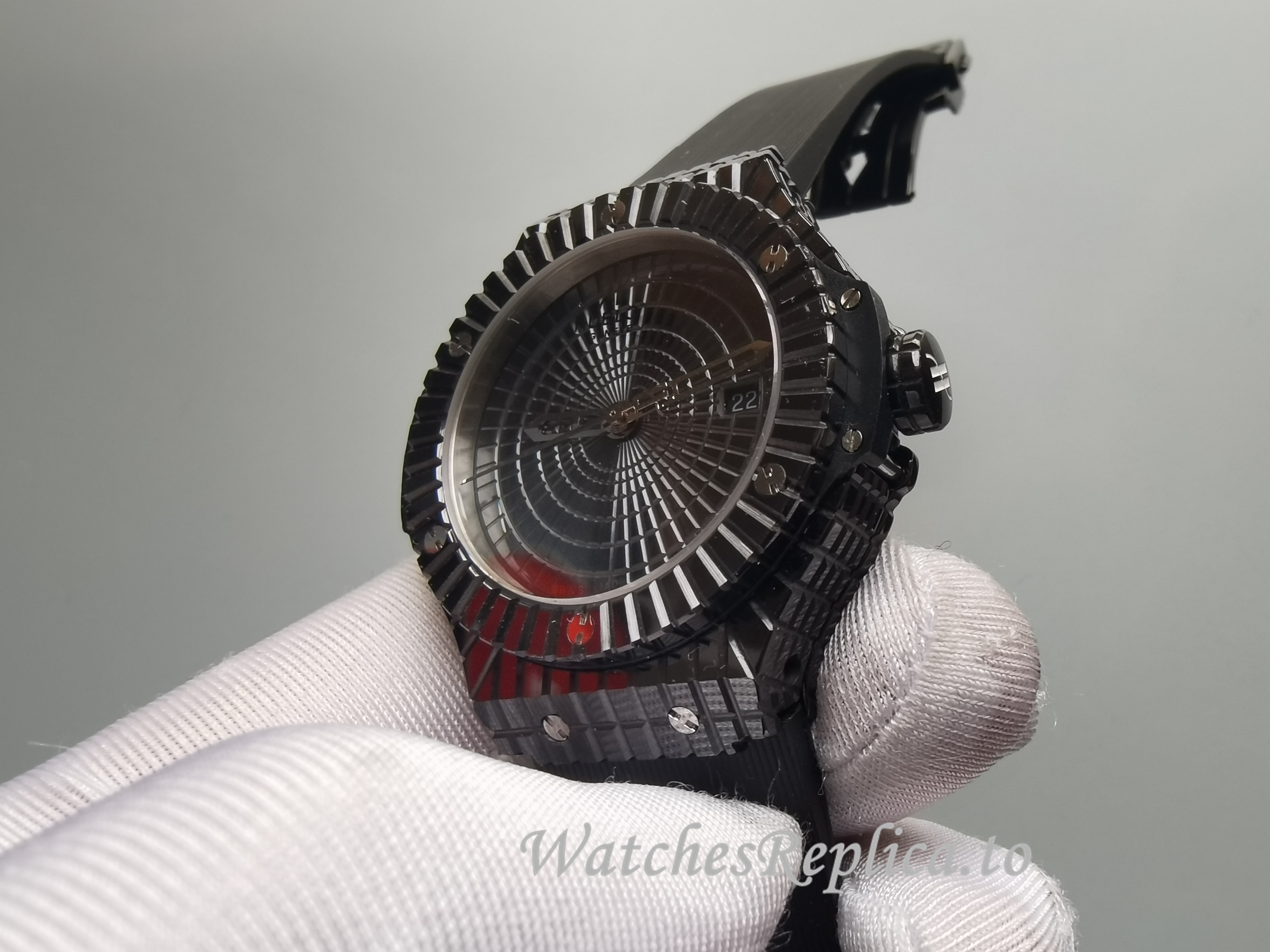 Hublot 41mm Black Ceramic Dial 346.CX.1800.BR 41 MM - WatchesReplica.is