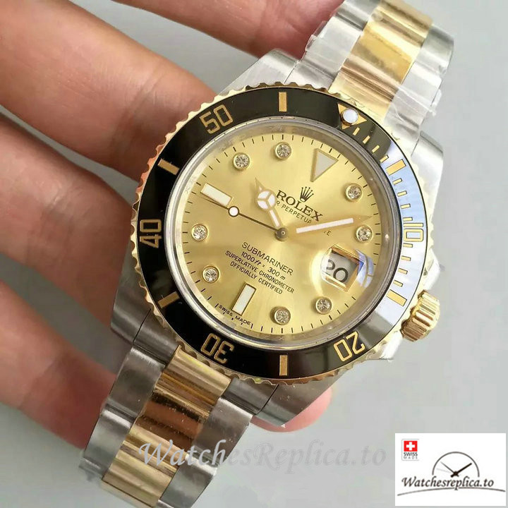 Swiss Replica Rolex Submariner 116613LB-97203 40MM - WatchesReplica.is