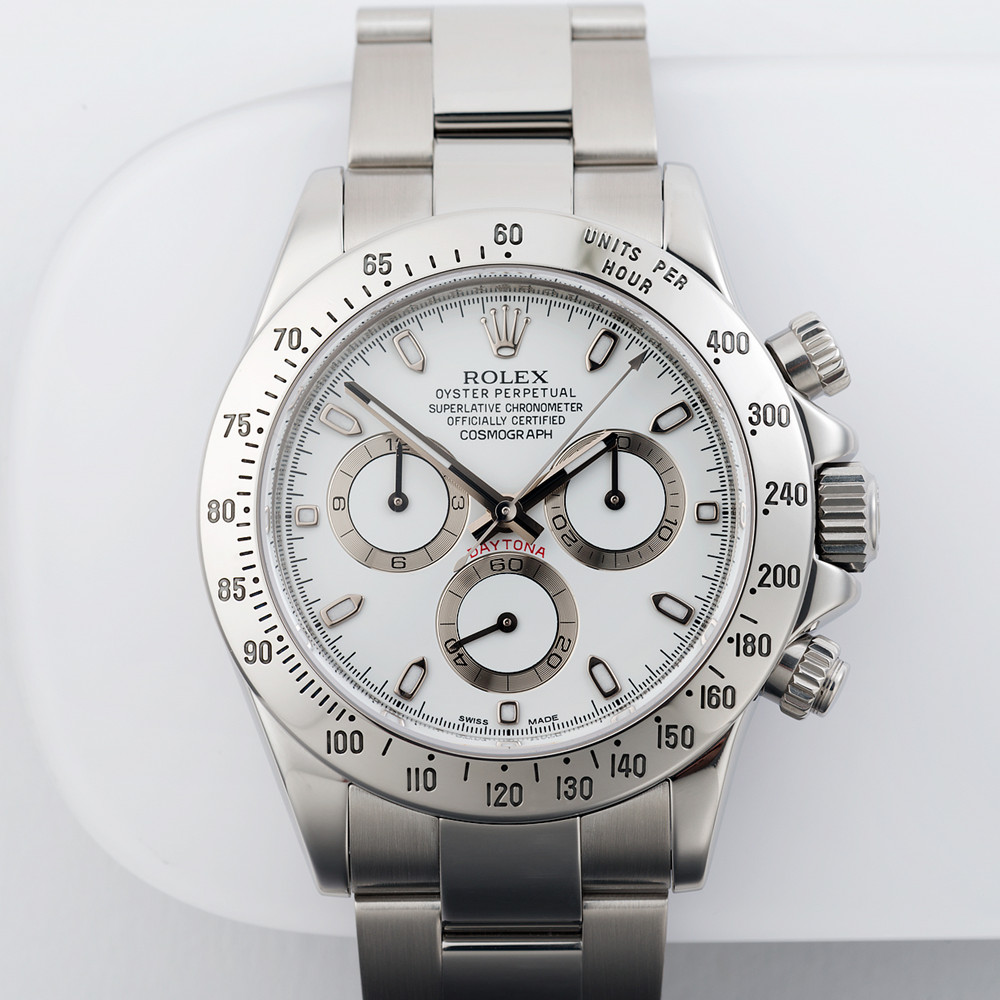 Rolex Daytona White Dial 116520 - WatchesReplica.is