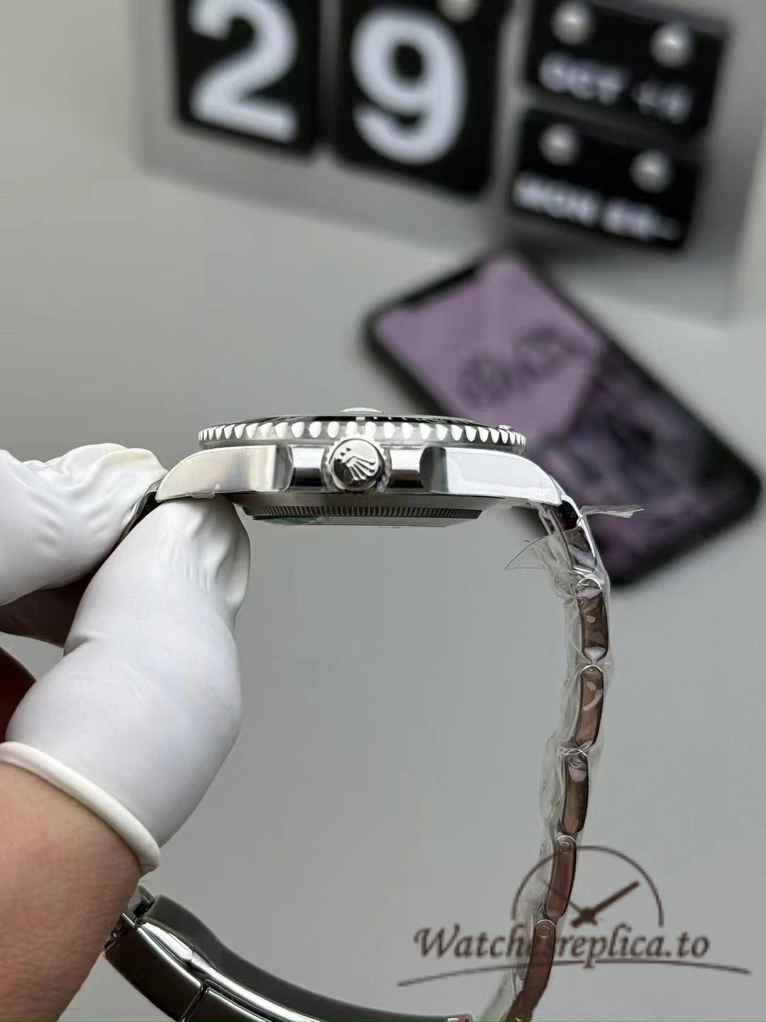 Clean Factory Rolex Submariner Crown