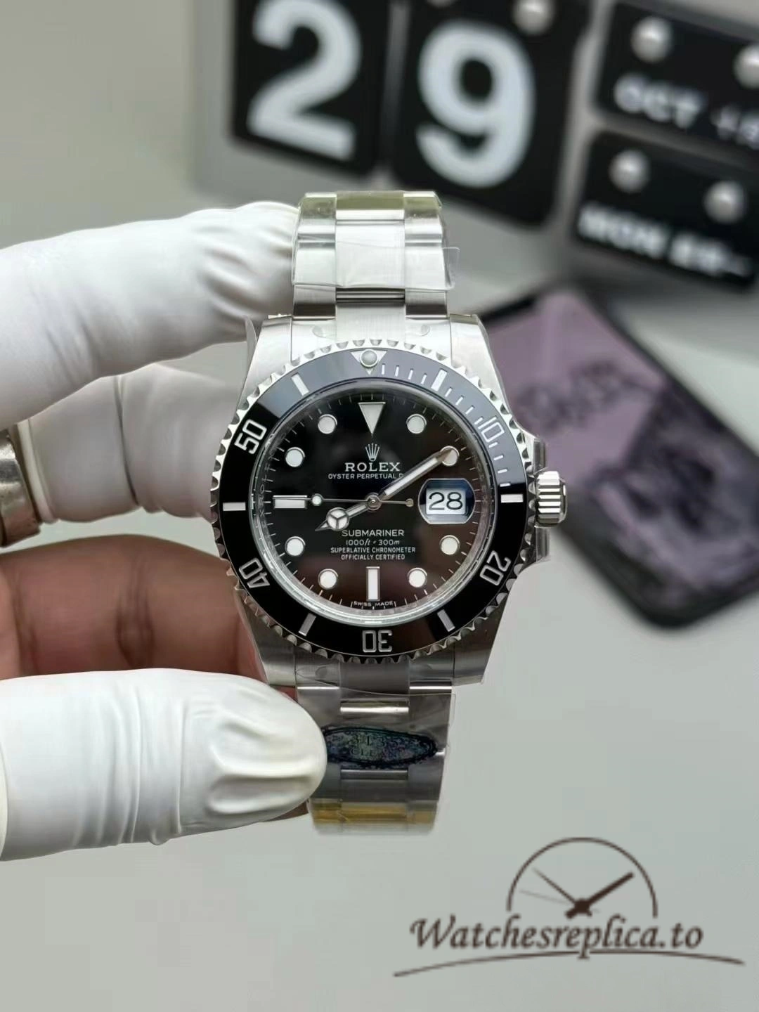 Clean Factory Rolex Submariner Dial