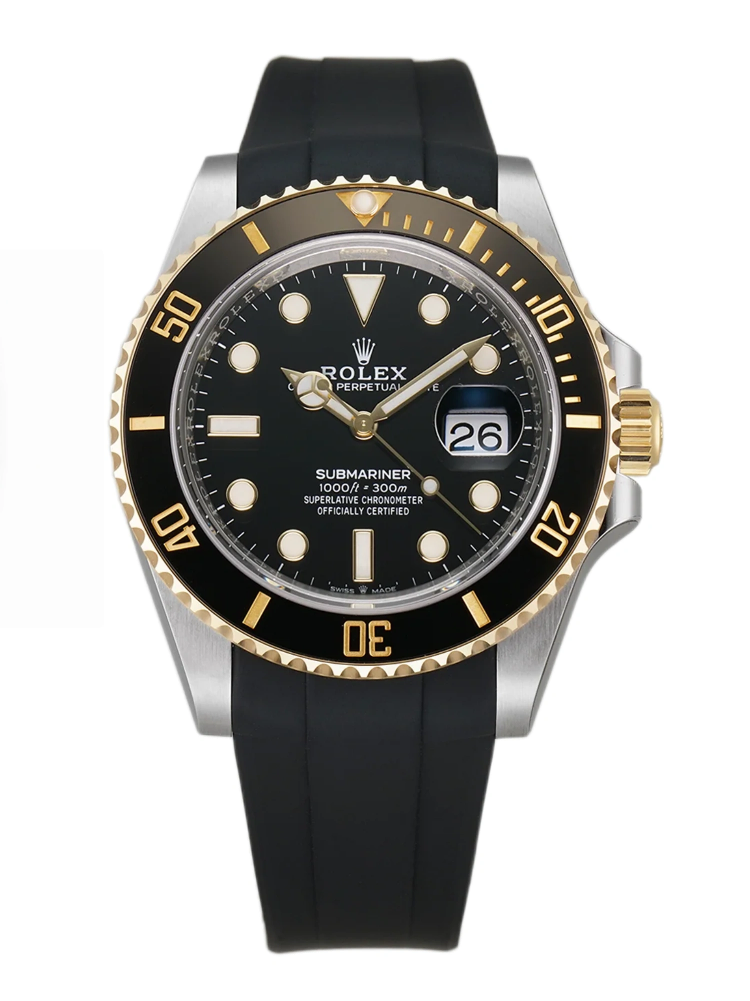 Rolex Submariner Black Dial 16613 - WatchesReplica.is