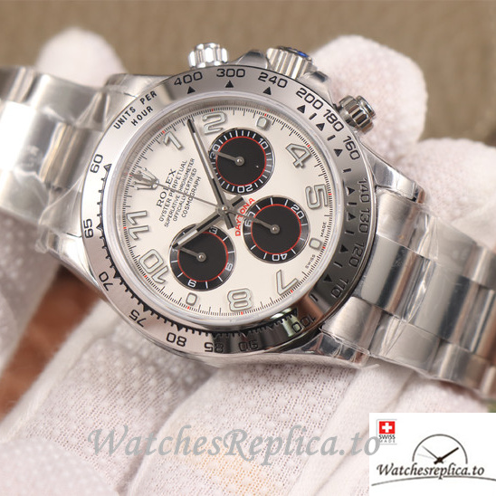 Swiss Rolex Daytona Replica 116509 Stainless steel strap 40MM - WatchesReplica.is
