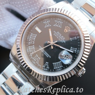 Swiss Rolex Datejust Replica 116334 Stainless steel strap 41MM - WatchesReplica.is