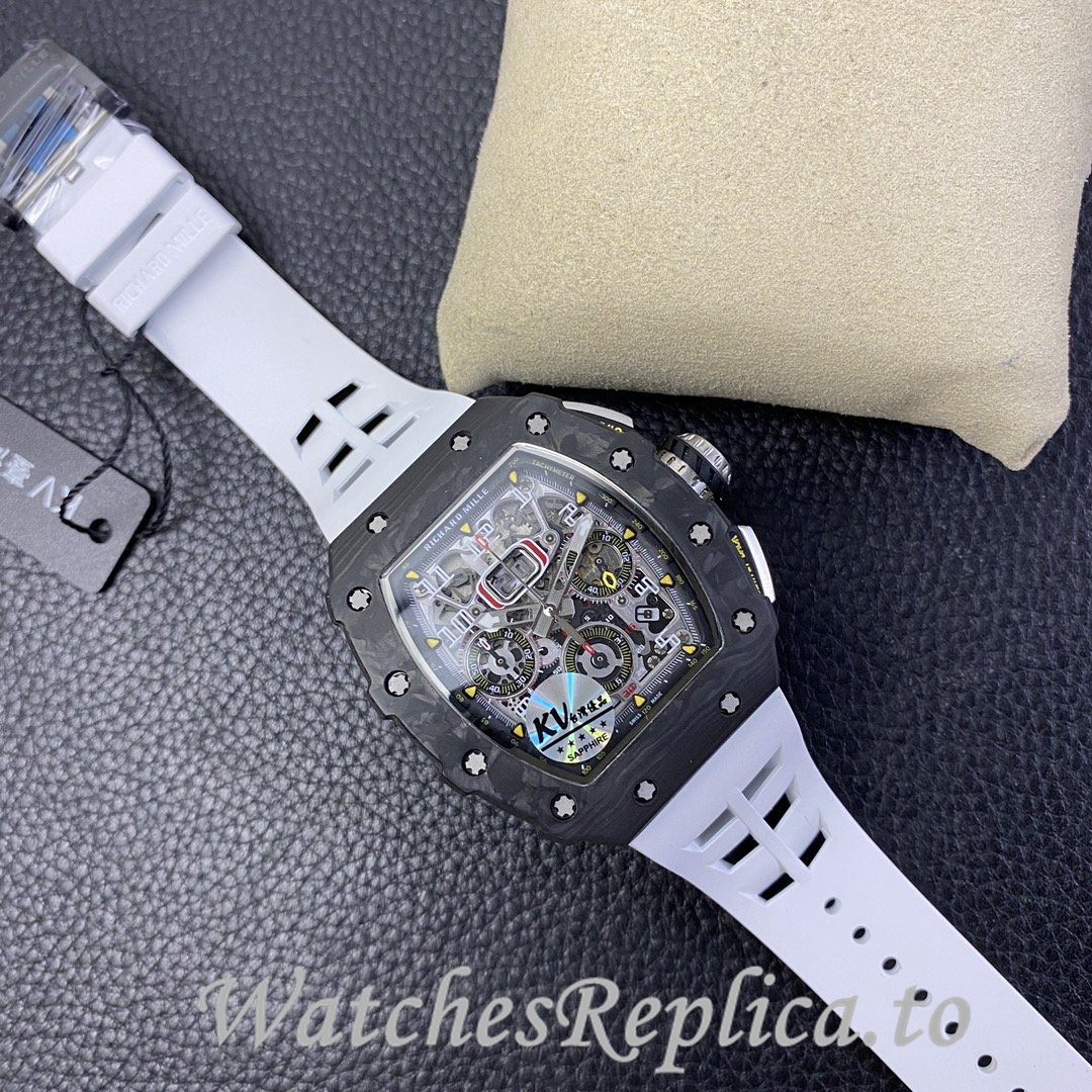 Richard Mille Replica RM-011 Rubber strap 50MM - WatchesReplica.is