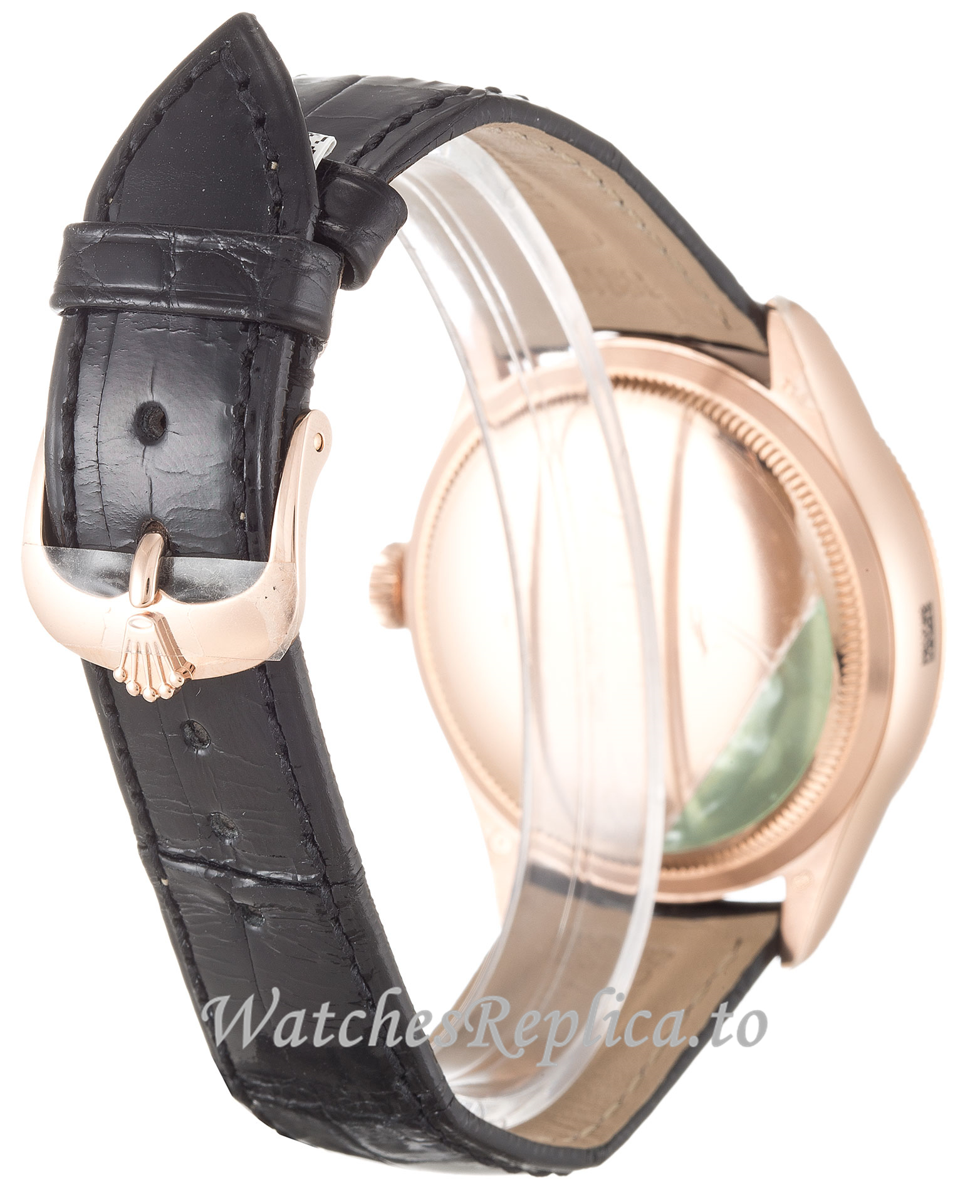 Rolex Cellini Black Dial 50525 39 MM - WatchesReplica.is