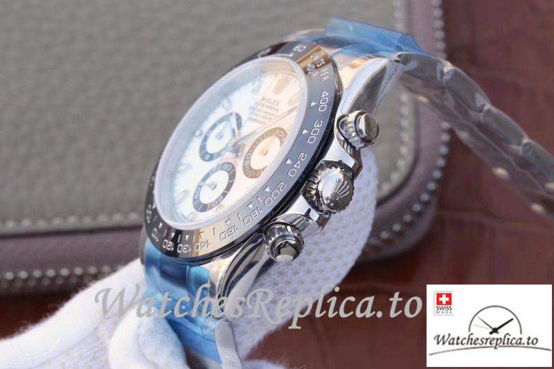 Swiss Rolex Daytona Cosmograph Replica 116500LN 001 Silver Strap 40MM - WatchesReplica.is