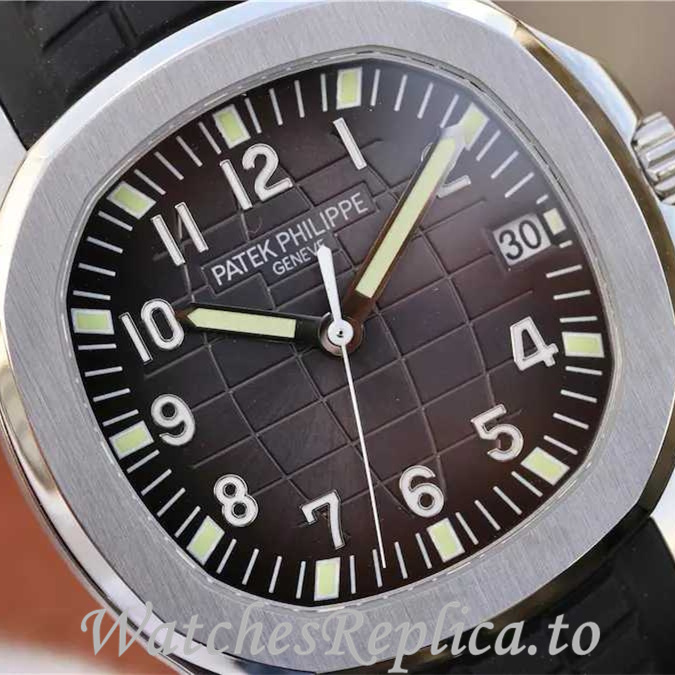 Patek Philippe Replica Aquanaut Rubber strap 42MM - WatchesReplica.is