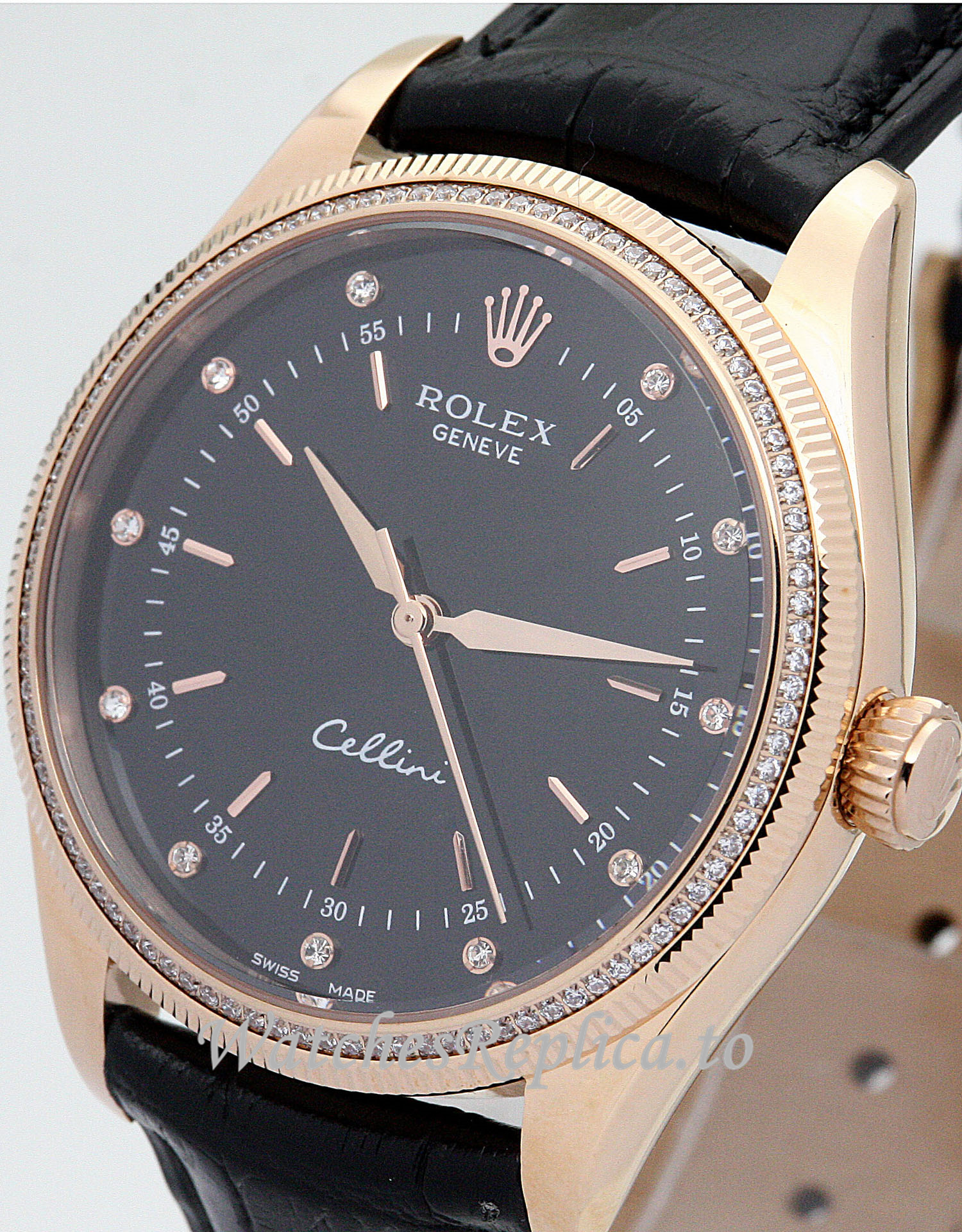 Rolex Cellini Black Dial 5310 - WatchesReplica.is