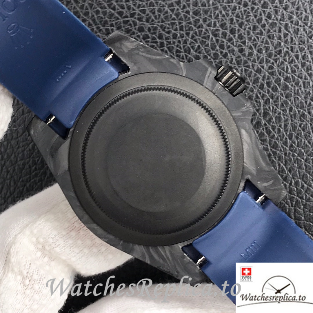 Swiss Rolex GMT-Master Replica Rubber strap 40MM - WatchesReplica.is