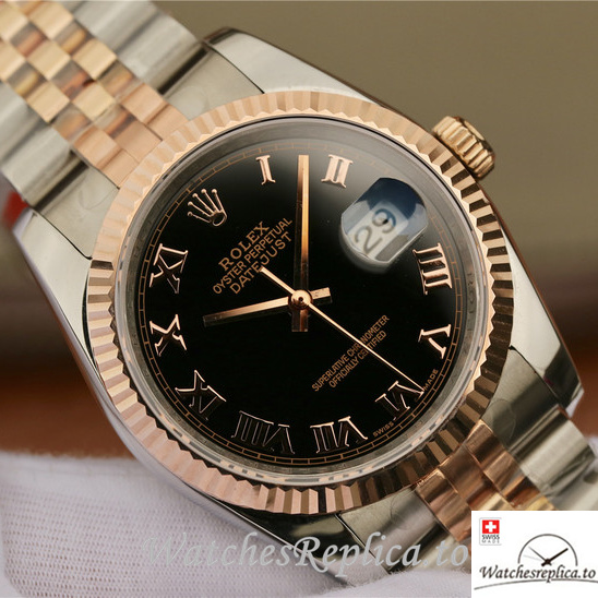 Swiss Rolex Datejust Replica 116231-0085 Stainless steel strap 36MM - WatchesReplica.is