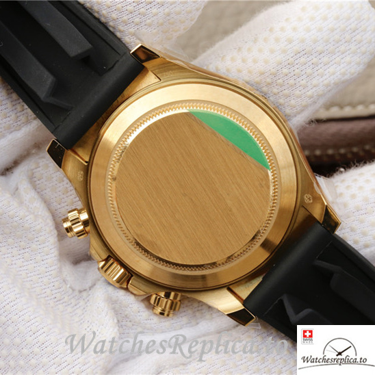 Swiss Rolex Daytona 116518-0042 Rubber strap 40MM - WatchesReplica.is