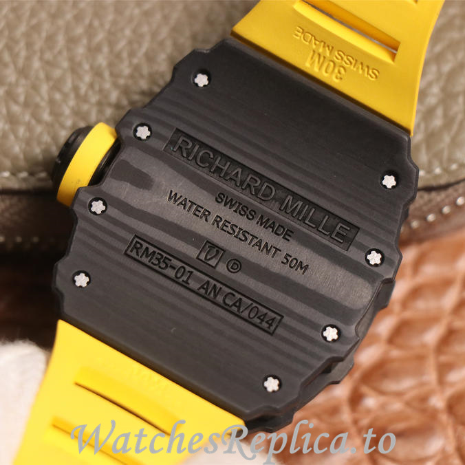 Richard Mille Replica RM035-01 Rubber strap 50MM - WatchesReplica.is