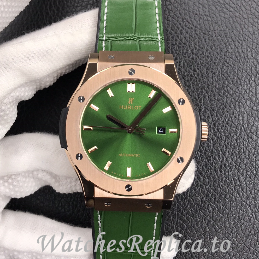 Hublot Replica Classic Fusion Series Leather strap 45MM - WatchesReplica.is