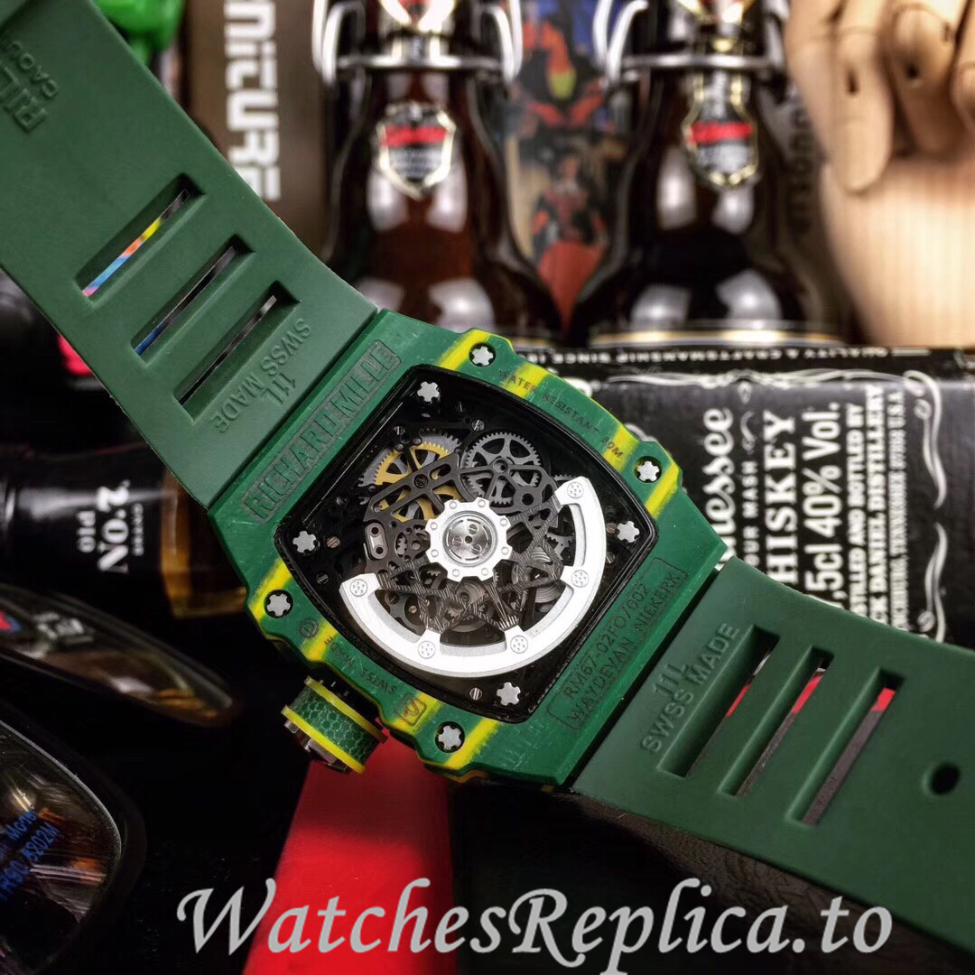Richard Mille Replica RM67-02 Rubber strap 38.70x47.52MM - WatchesReplica.is
