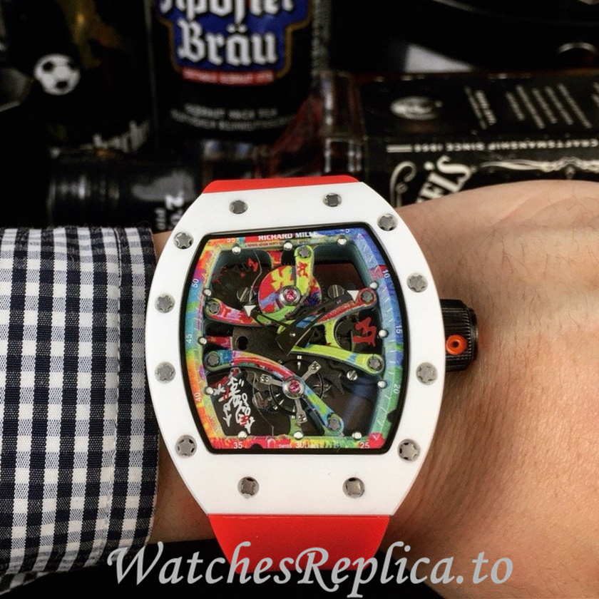 Richard Mille Replica RM68-01 Rubber strap 50MM - WatchesReplica.is