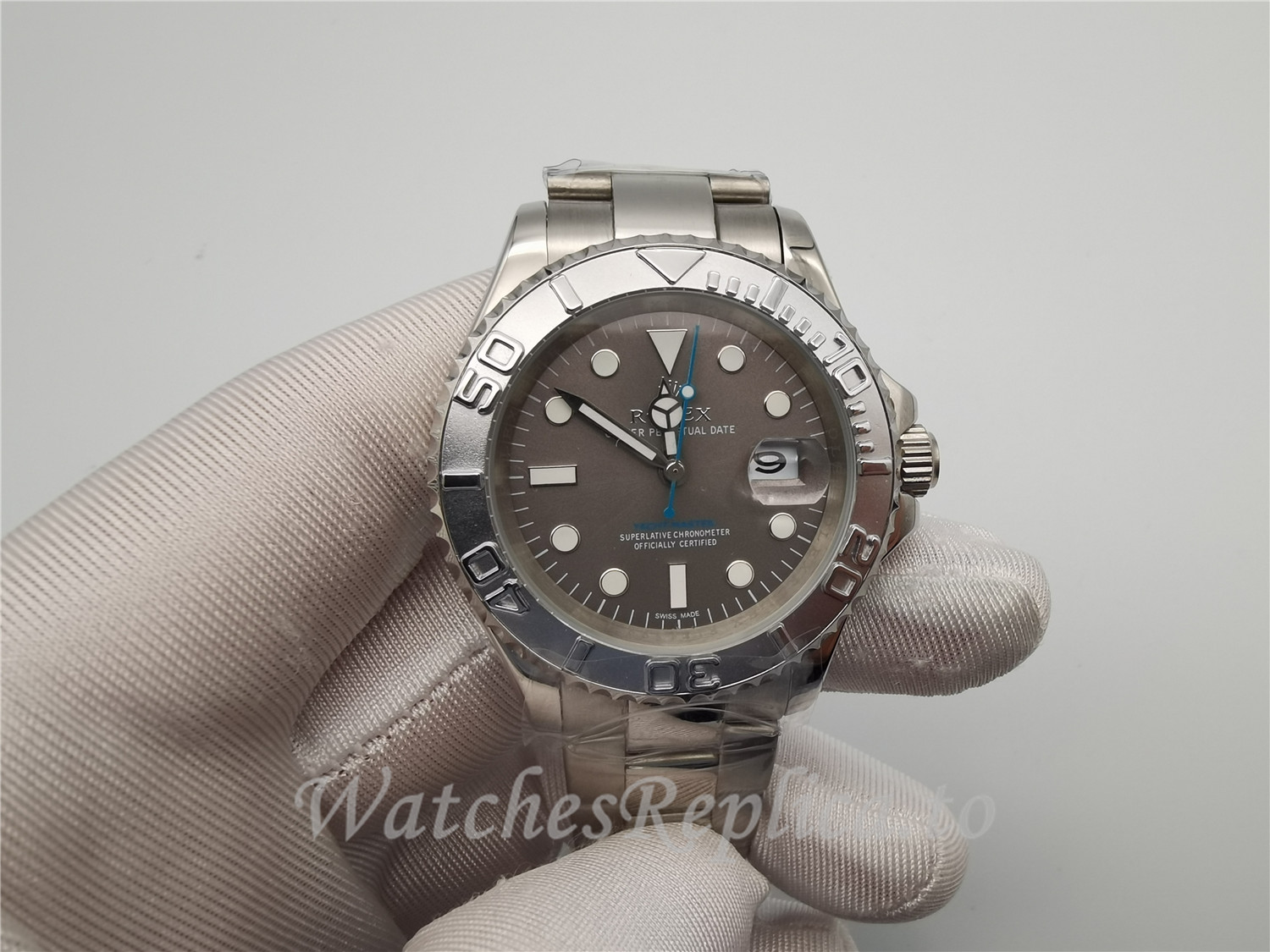 Rolex Yacht Master Replica 116622 Silver Bezel 40MM - WatchesReplica.is