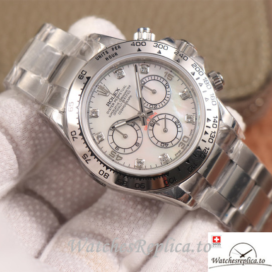 Swiss Rolex Daytona Replica 116509 Stainless steel strap 40MM - WatchesReplica.is