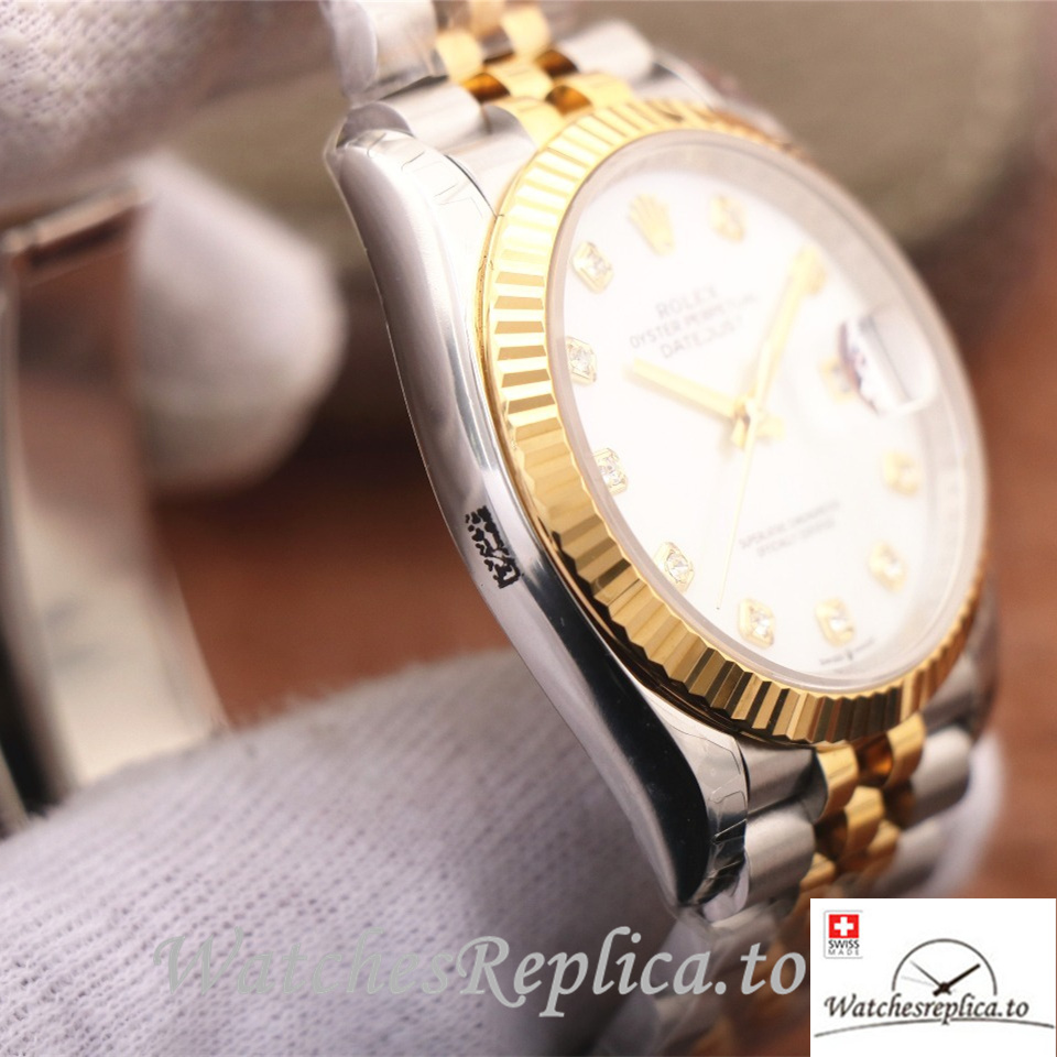 Swiss Rolex Datejust Replica 126233 Stainless steel strap 36MM - WatchesReplica.is