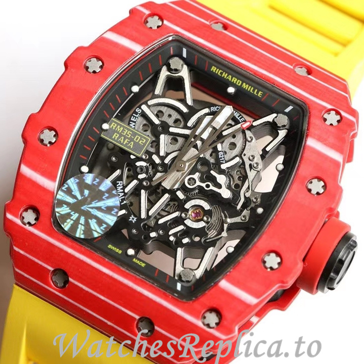Richard Mille Replica RM35-02 Rubber strap 50MM - WatchesReplica.is