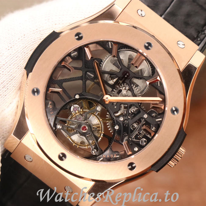 Hublot Replica Classic Fusion Series Leather strap 45MM - WatchesReplica.is