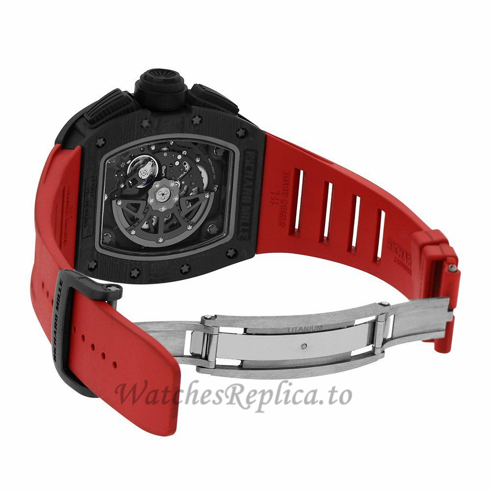Richard Mille Replica Felipe Massa Black Night NTPT Carbon 50MM Watch M01107009 - WatchesReplica.is