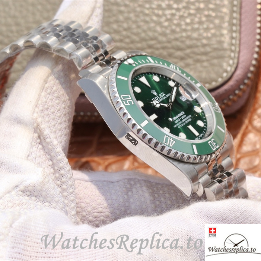 Swiss Rolex Submariner 116610LV Stainless steel strap 40MM - WatchesReplica.is