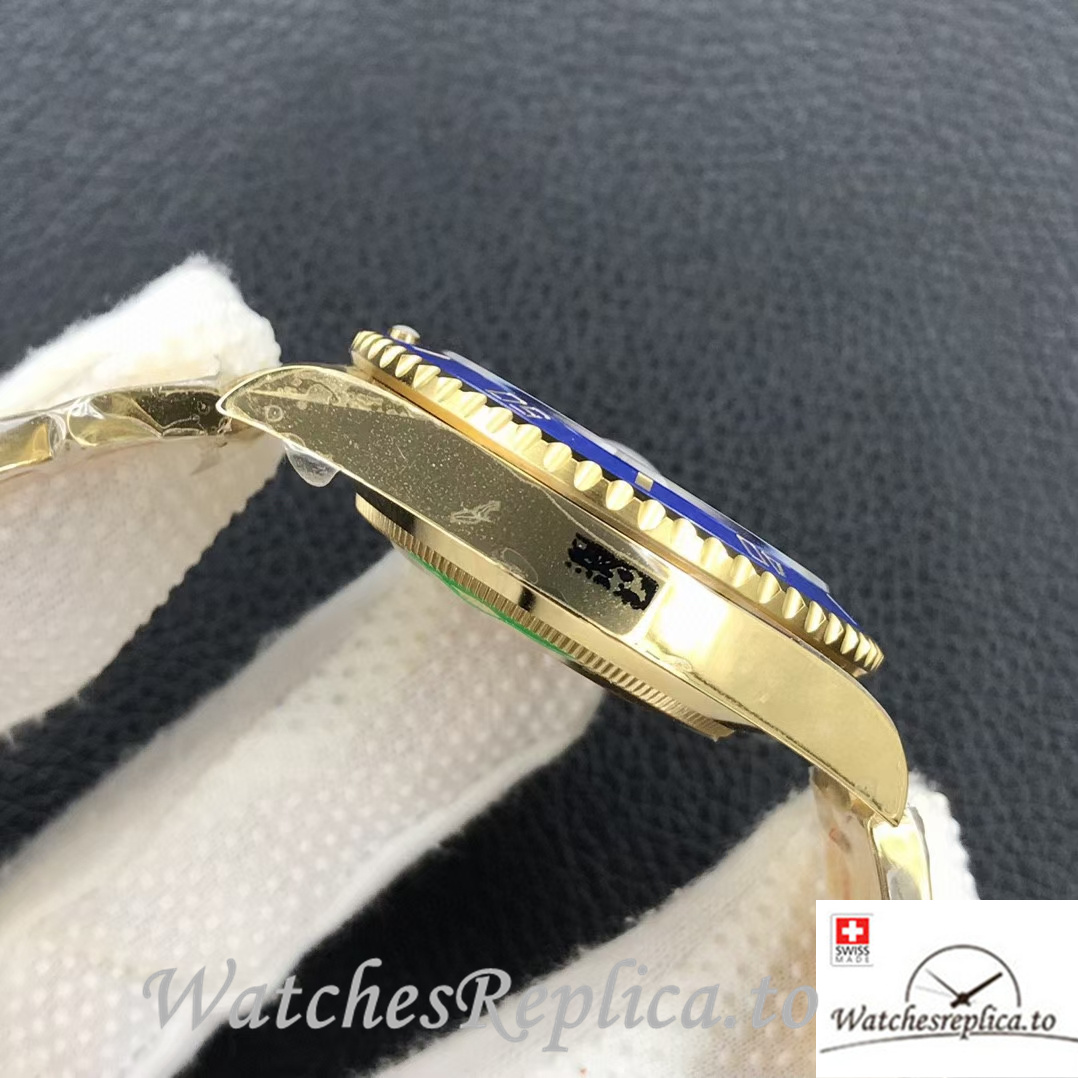 Swiss Rolex Submariner 126618 Replica Yellow Gold strap 41MM - WatchesReplica.is