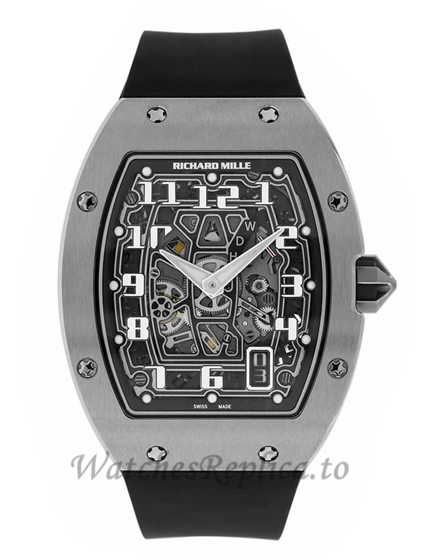 Richard Mille Replica RM67-01 Titanium Extra Flat Black Automatic 47MM Watch RM67-01 47896 - WatchesReplica.is