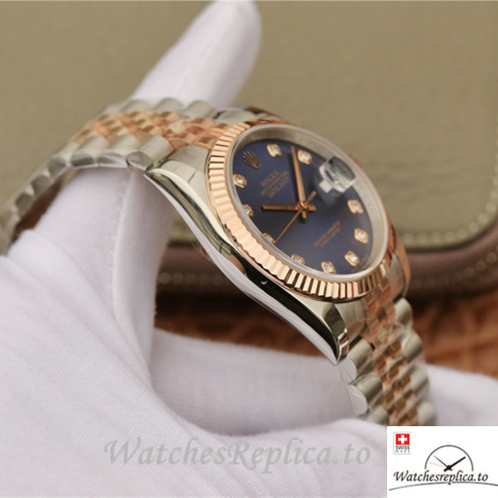 Swiss Rolex Datejust Replica 116231 Stainless steel strap 36MM - WatchesReplica.is