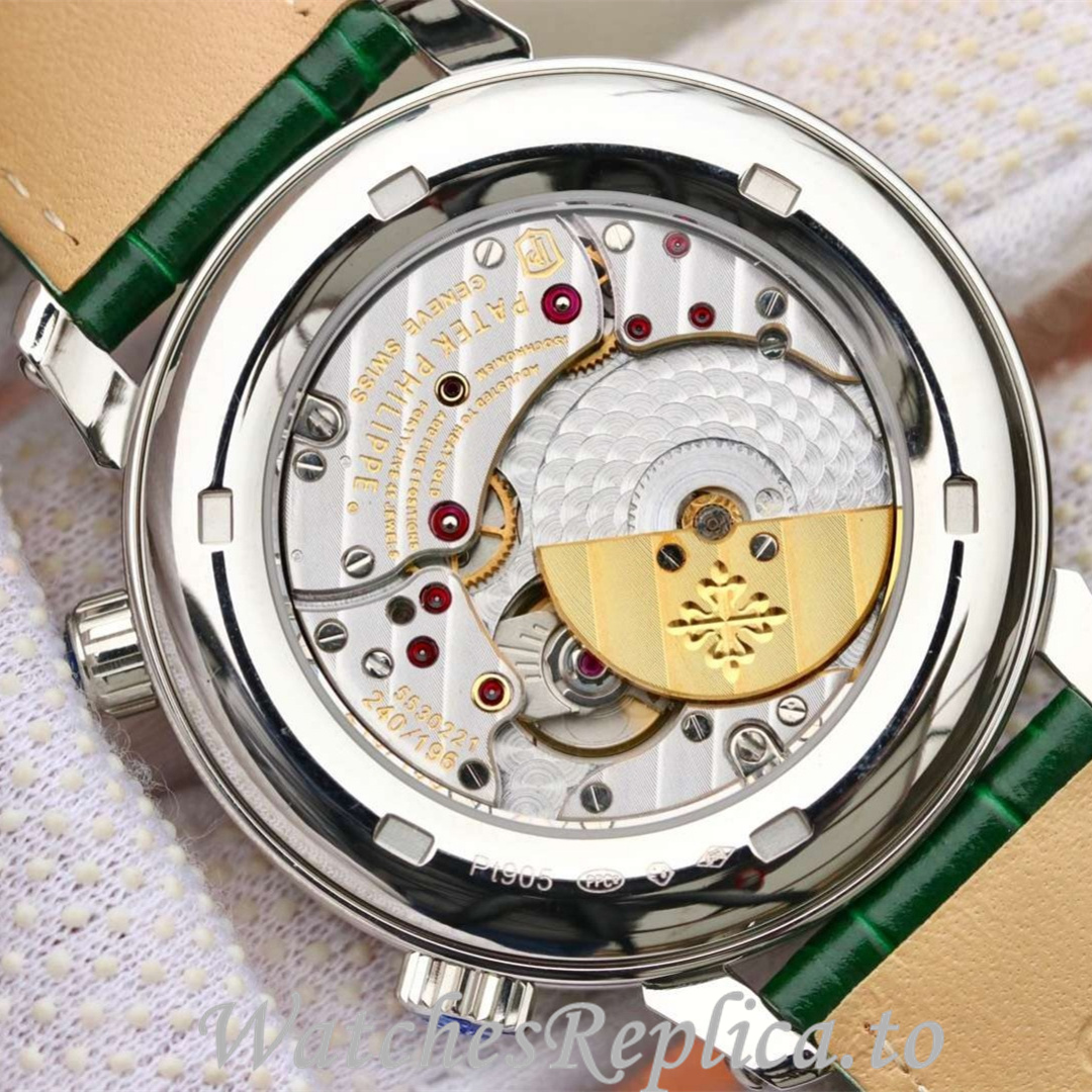 Patek Philippe Replica Complications 5102 Leather strap 43MM - WatchesReplica.is