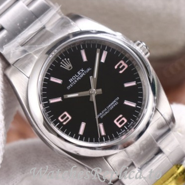 Swiss Rolex Oyster Perpetual Replica 116000 Stainless steel strap 36MM - WatchesReplica.is