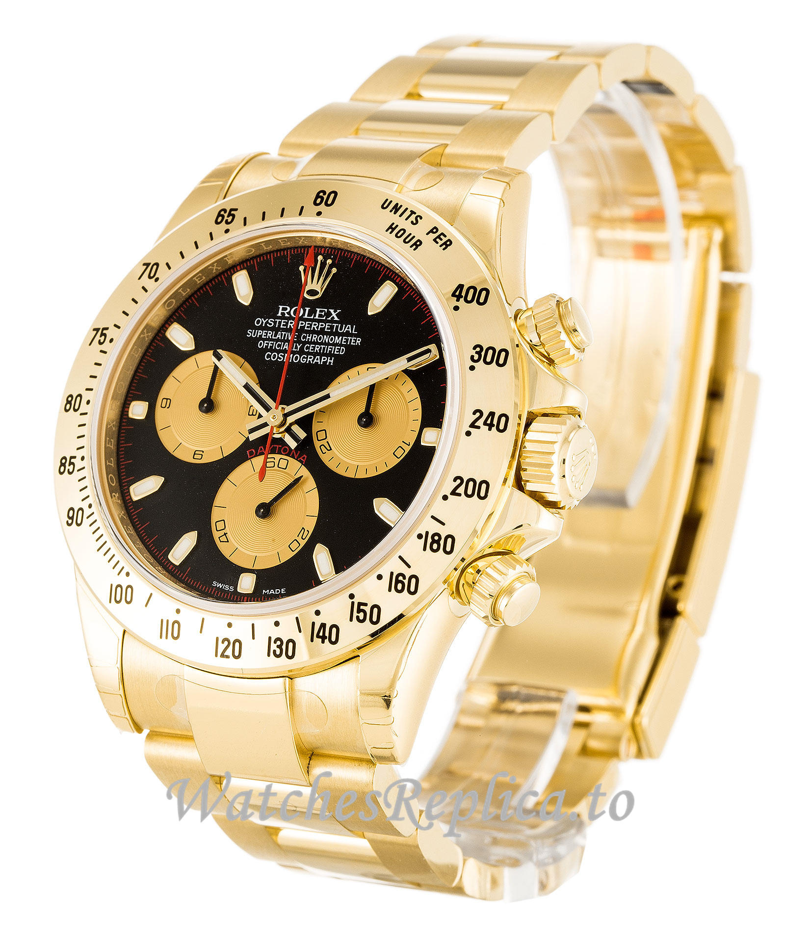 Rolex Daytona Black Dial 116528 - WatchesReplica.is