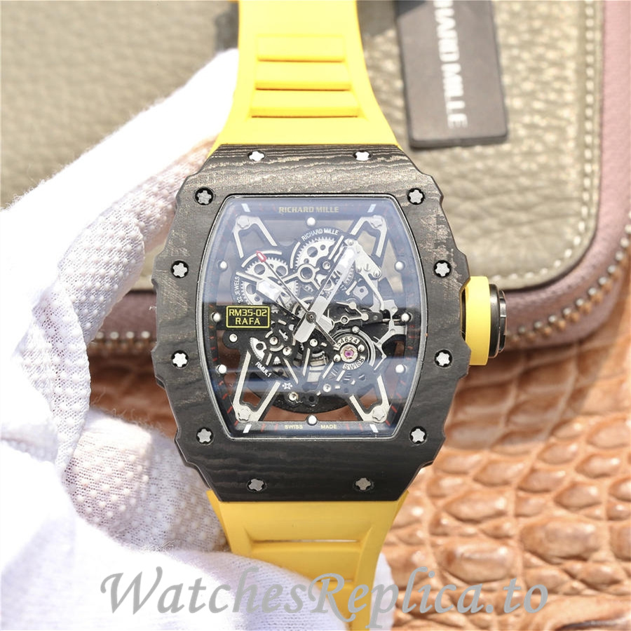 Richard Mille Replica RM035-02 Rubber strap 50MM - WatchesReplica.is