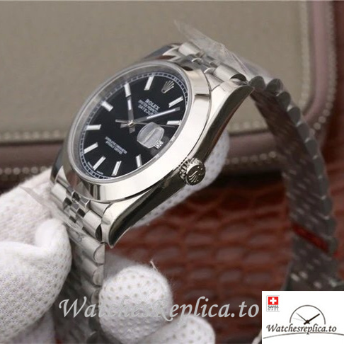 Swiss Rolex Datejust Replica 126300-0012 Stainless steel strap 41MM - WatchesReplica.is