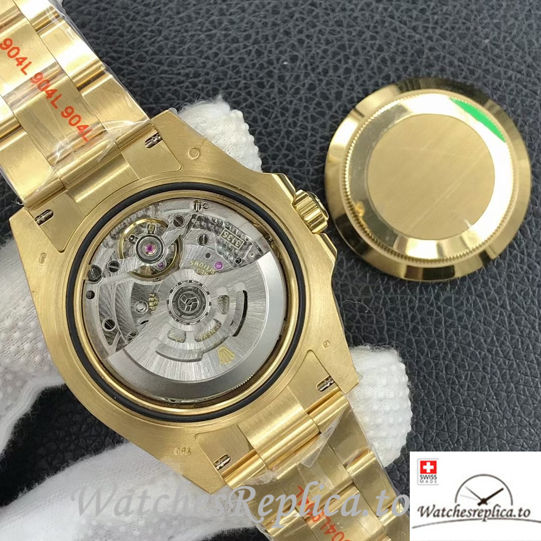 Swiss Rolex Submariner 126618 Replica Yellow Gold strap 41MM - WatchesReplica.is