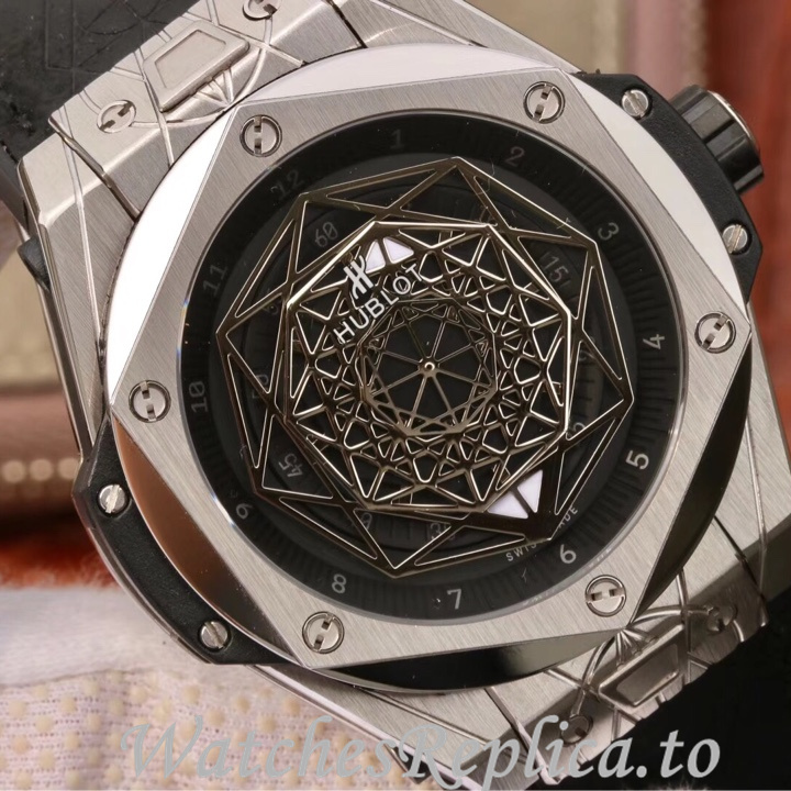 Hublot Replica 415.NX.1112.VR.MXM16 Rubber strap 45MM - WatchesReplica.is