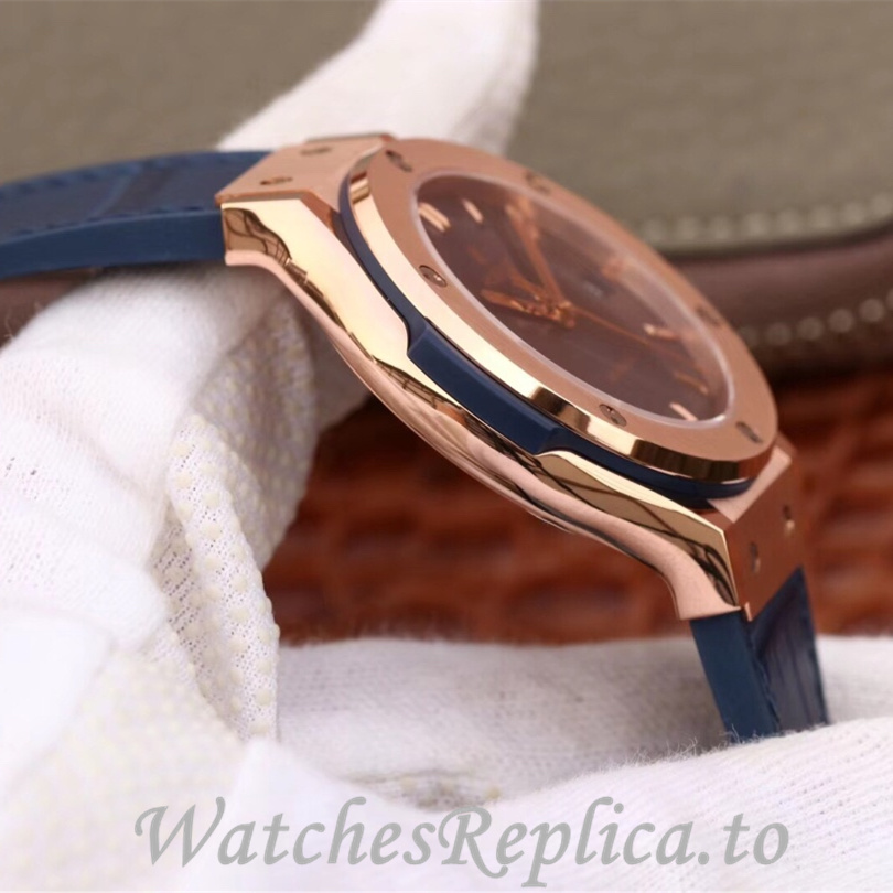 Hublot Replica 511.zp Leather strap 42MM - WatchesReplica.is
