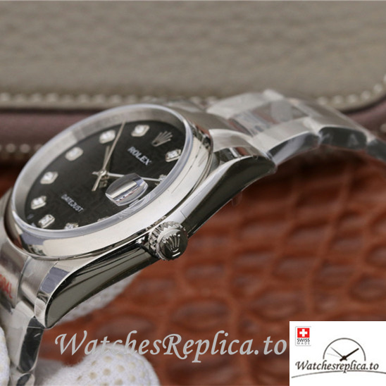 Swiss Rolex Datejust Replica 116234 Stainless steel strap 36MM - WatchesReplica.is