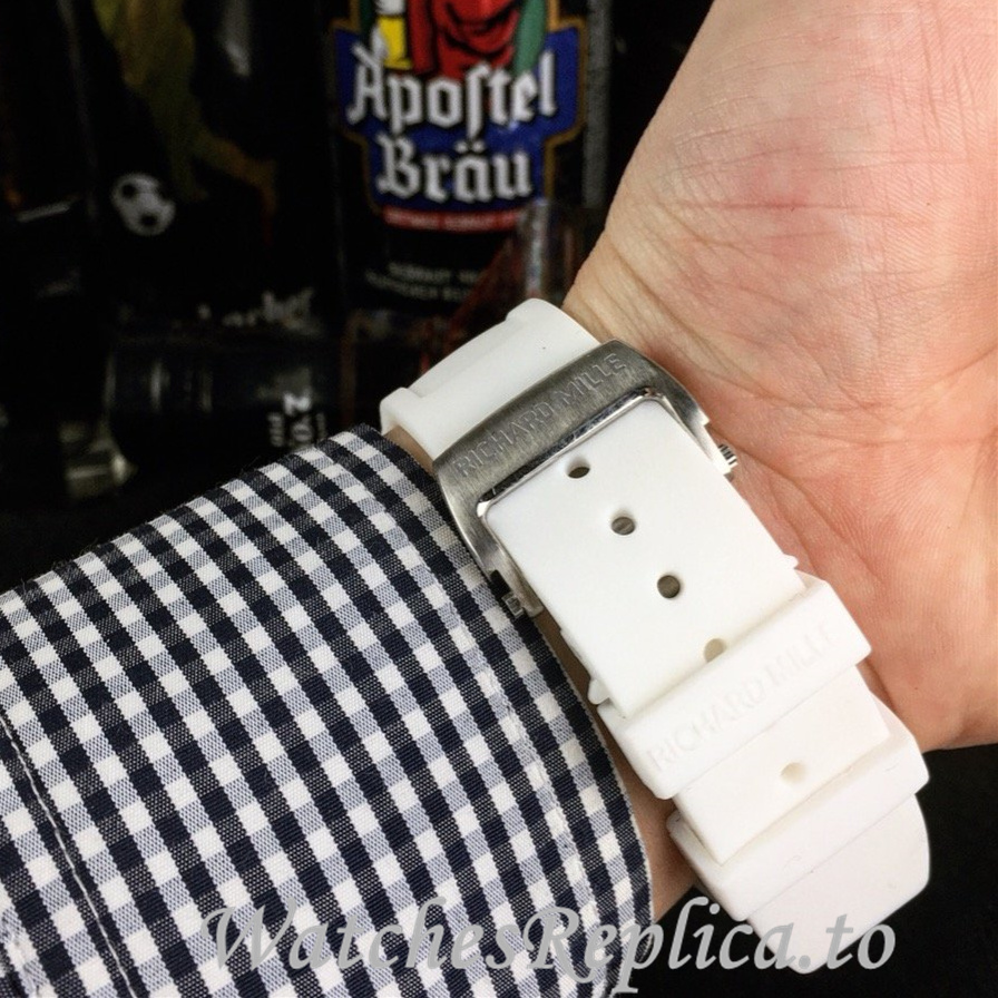 Richard Mille Replica RM57-01 Rubber strap 50MM - WatchesReplica.is