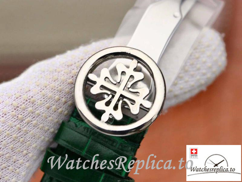 Swiss Patek Philippe Grand Complications Replica 5102PR 001 Green Strap 43MM - WatchesReplica.is