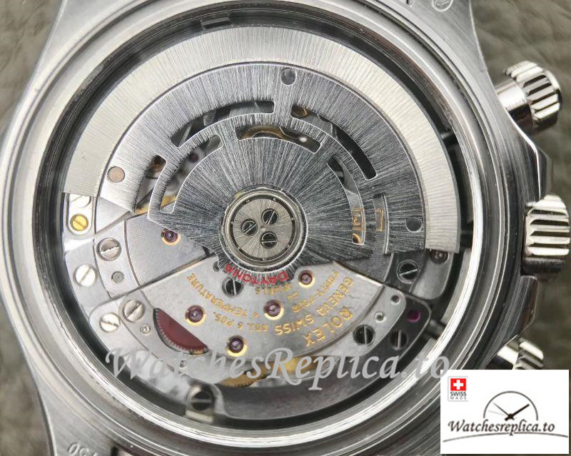Swiss Rolex Daytona Cosmograph Replica 116519 Black Strap 40MM - WatchesReplica.is