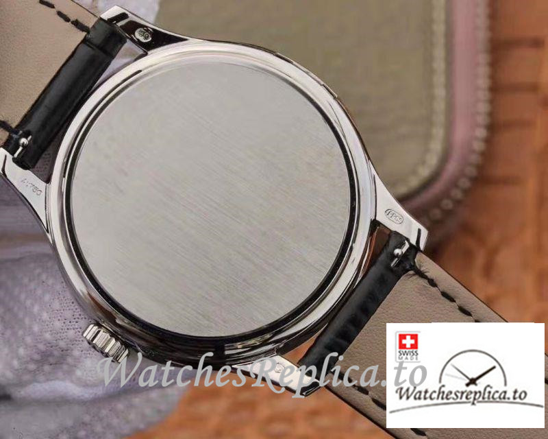 Swiss Patek Philippe Calatrava Replica 5227G-010 Black Strap 39MM×10.2MM - WatchesReplica.is