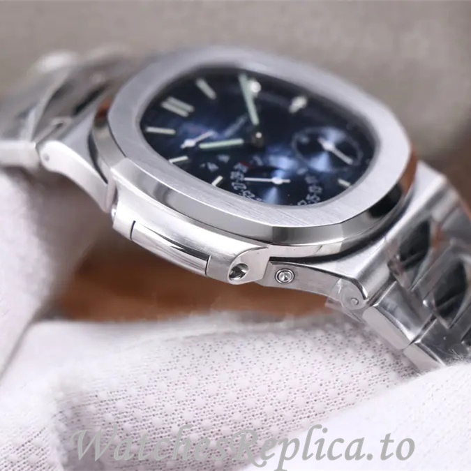 Patek Philippe Replica Nautilus 5712 Stainless steel strap 40MM - WatchesReplica.is