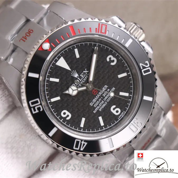 Swiss Rolex Submariner Replica 114060 Stainless steel strap 40MM - WatchesReplica.is
