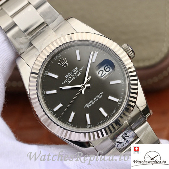 Swiss Rolex Datejust Replica 126334 Stainless steel strap 41MM - WatchesReplica.is