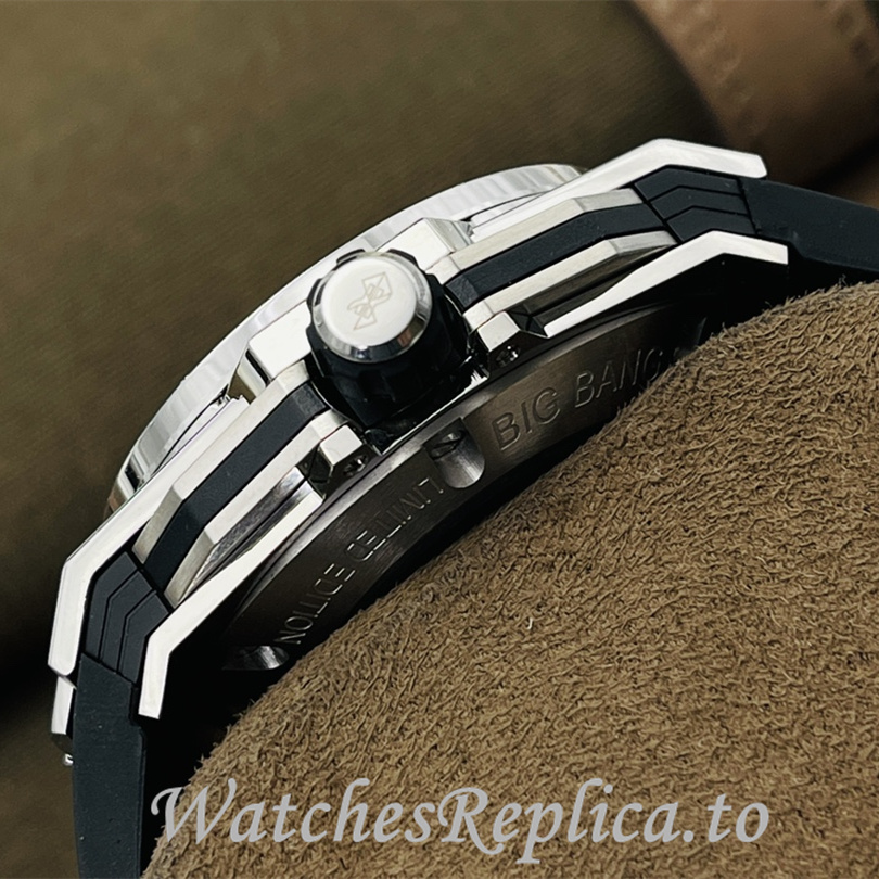 Hublot Replica Big Bang Sang Bleu II Rubber strap 45MM - WatchesReplica.is